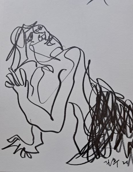 [2024] Untitled, Graphite on paper, Size Unknown